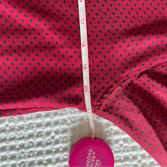 Alfred Sung long sleeve wrap tinic silk blouse - Picture 4 of 5